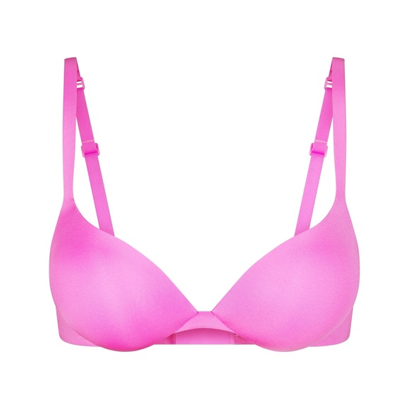 NWT Skims ultimate teardrop plunge push-up neon orchid pink - 34B SOLD OUT - Picture 1 of 7